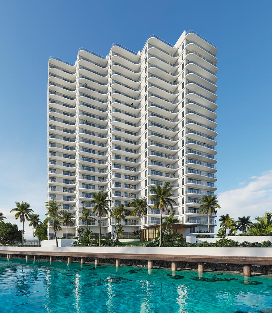 SLS Ocean Beach Residences facade