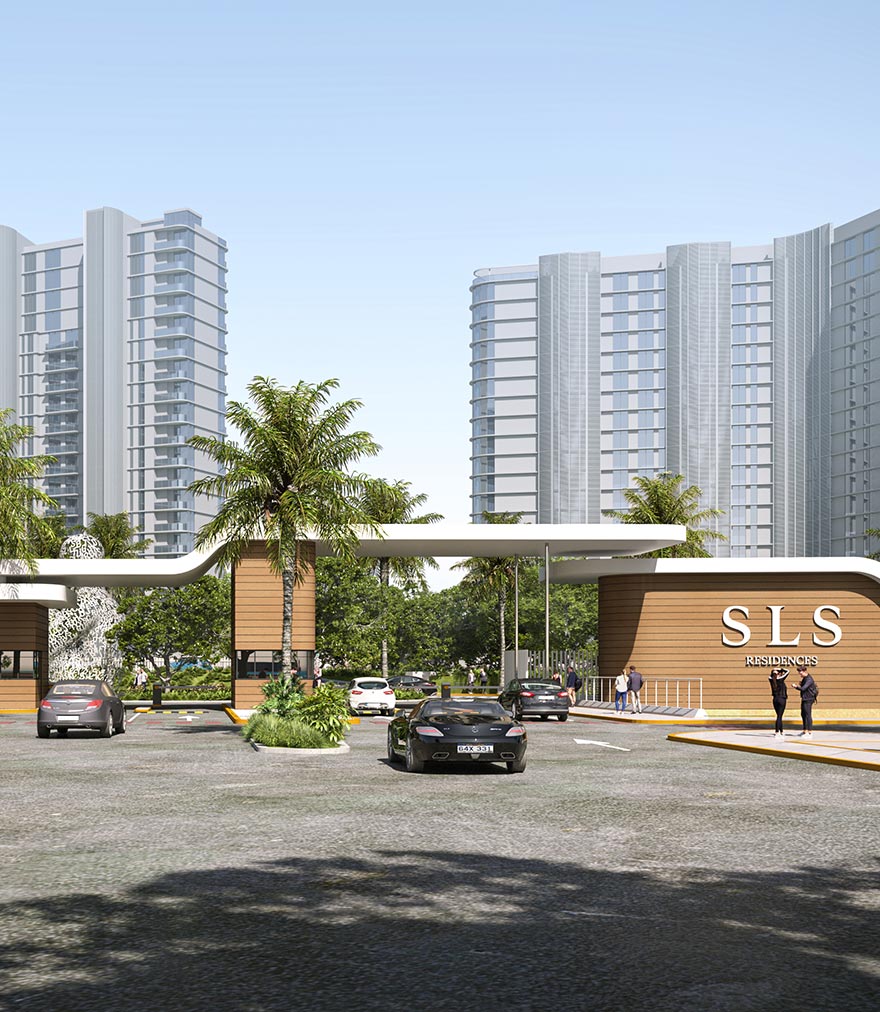 SLS Residences - private gated waterfront community