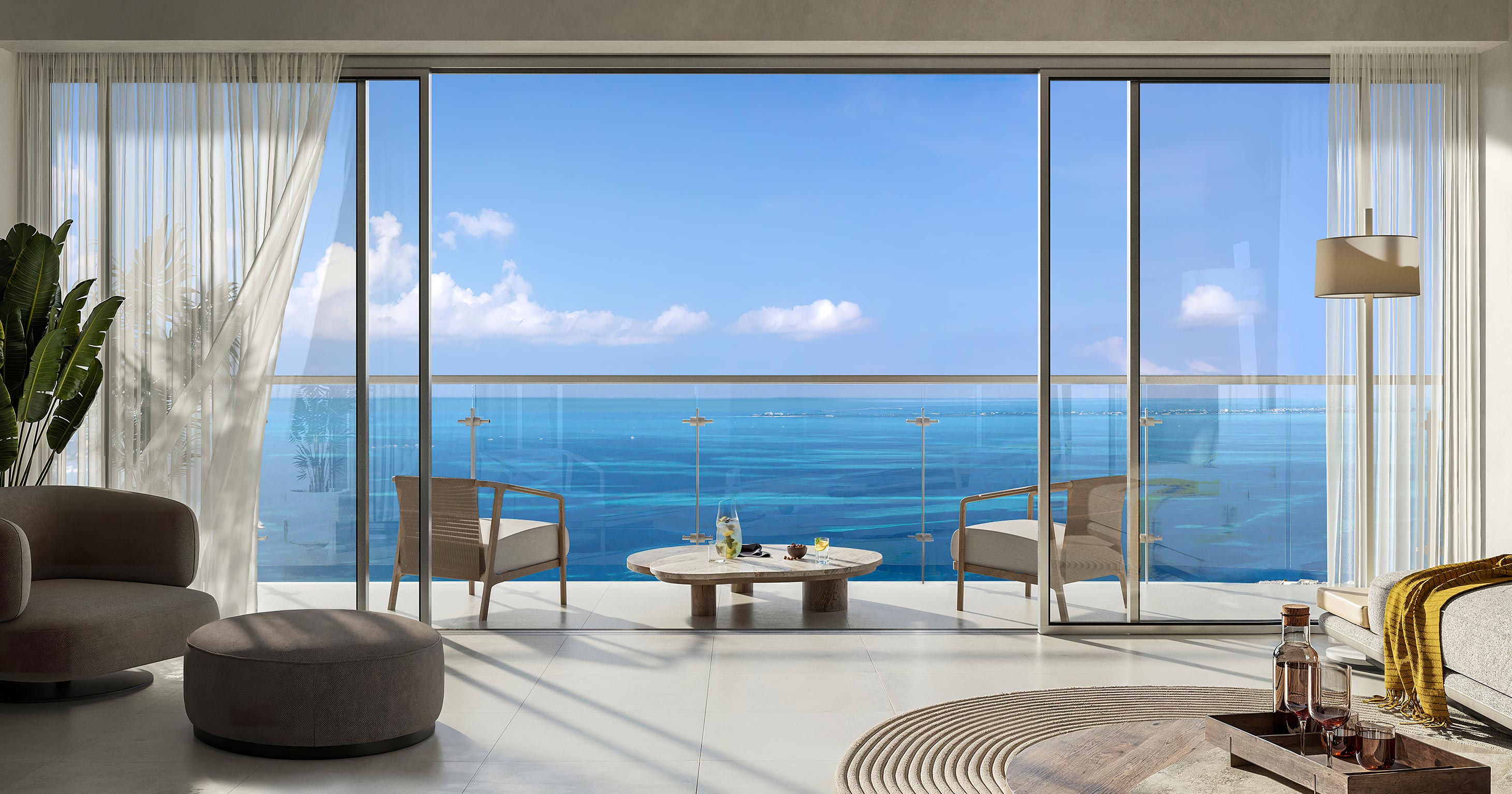SLS Ocean Beach Residence view